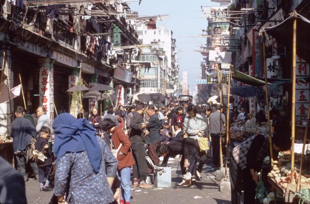 Reclamation Street, Yau Ma Tei, looking north, c.1967