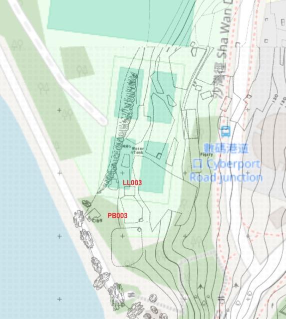 Pillbox 003 & Lyon Light 003 - Telegraph Bay, Overlapping of 1969 and current map