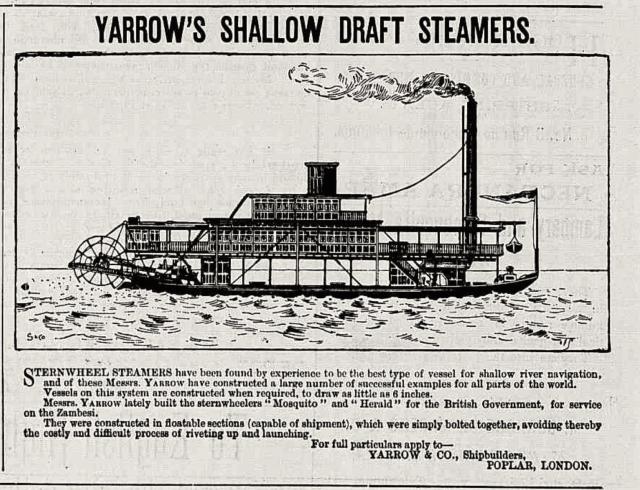 Comparison - Yarrow & Co. Shipbuilder Advertisement 1895