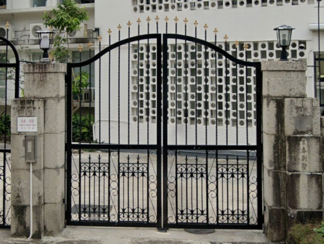 2024 - former Ging Chun Villa gateposts at 9 Stanley Beach Rd