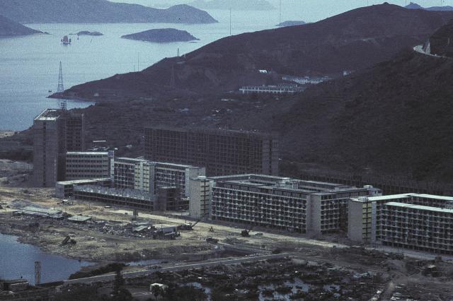 Unknown estate under construction, 1965
