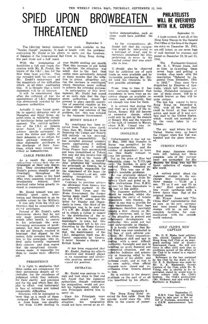 Weekly China Mail, 1945-09-13, pg 6