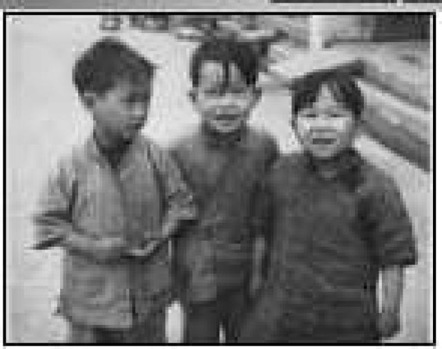 Some children of Stanley, Hong Kong, China, 1949 - Maryknoll collection at University of Southern California