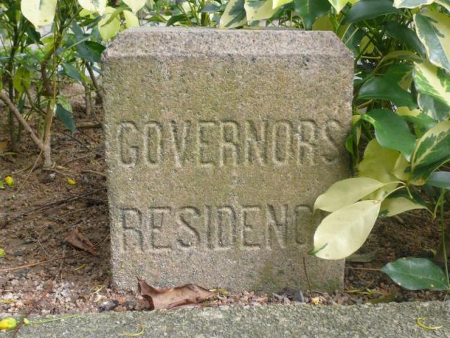 Governor's Residence Boundary Stones