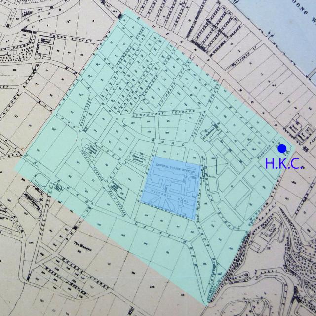 1874 Map of Central