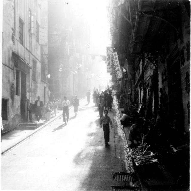 Kowloon Street Scene  1954