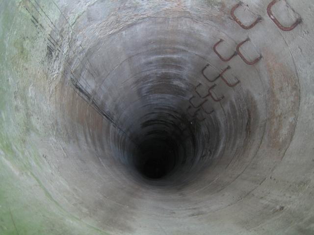 South Ventilation Shaft - Looking down