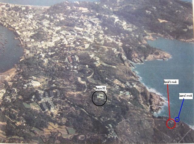 Mystery Rock, Aerial view