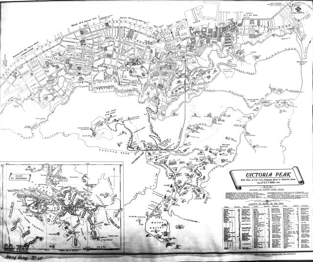 1909 Map of Hong Kong