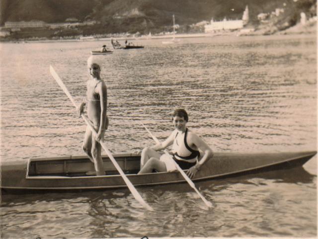 Canoeing off Repulse Bay