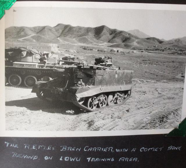 With Comet Tanks 1957-58 Sek Kong