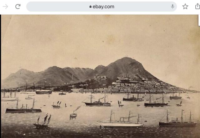 1890s panorama of Hong Kong Island