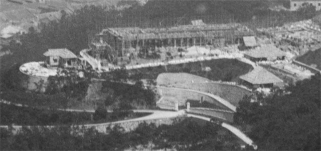 British Military Hospital under construction