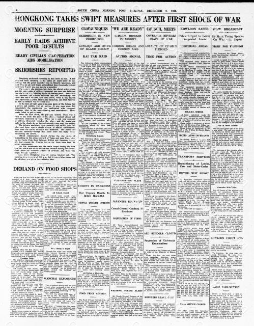Hong Kong-Newsprint-SCMP-09 December 1941-pg06.jpg
