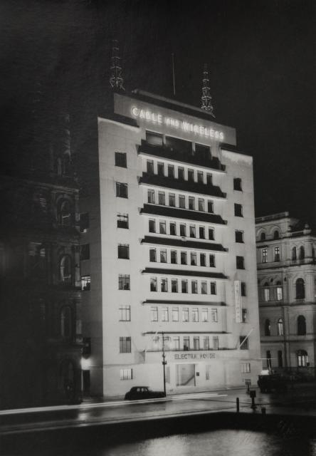 Night view of Electra House