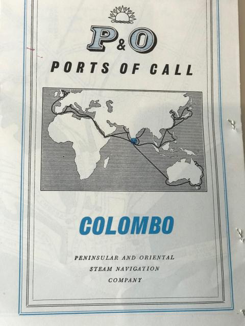 Colombo Port of Call booklet