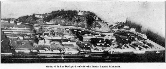 Model of Taikoo Dockyard made for the 1924 British Empire Exhibition