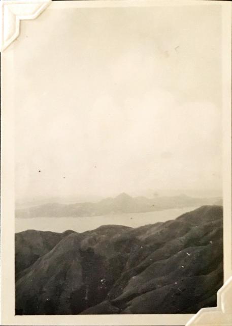 'We Came Down the Mountain' from Sunset Peak, Lantau Island. August 1948. Copyright Crozier family.
