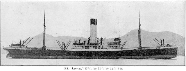 S.S Laertes - The Far Eastern Review Jan. 1921