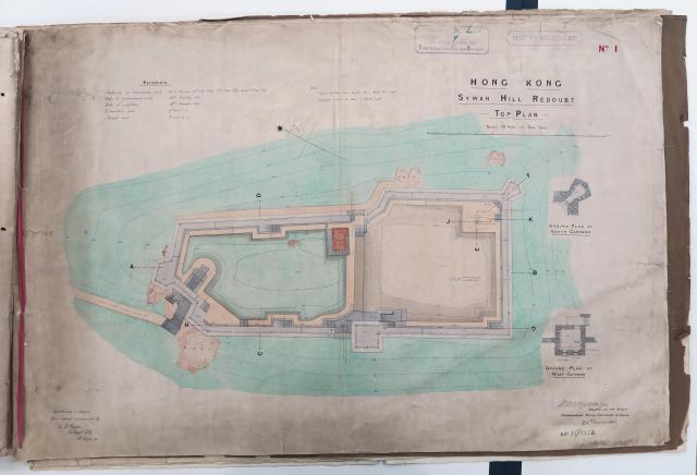 Plan of Saiwan Redoubt