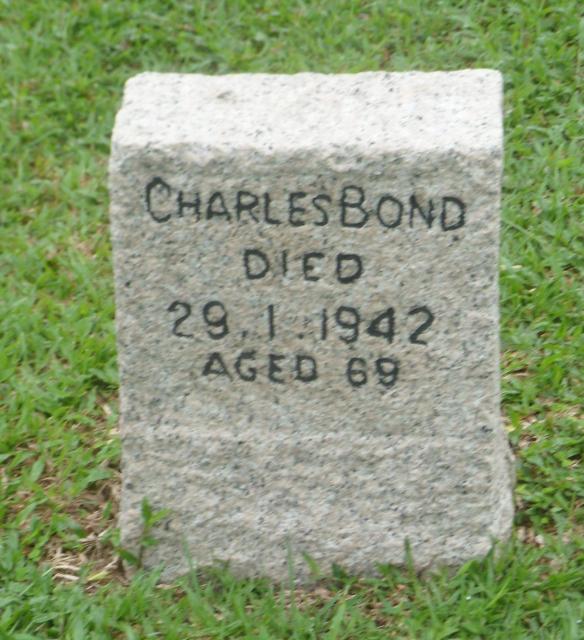 Charles Bond gravestone