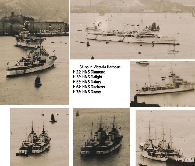 1938 Ships in Victoria Harbour