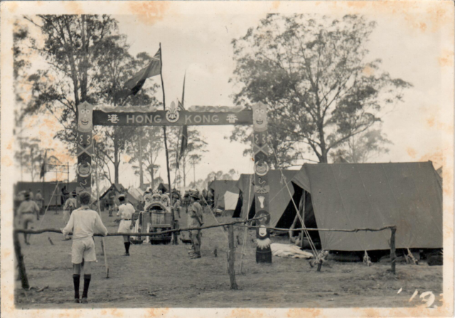 Hong Kong Scouts campsite at Pan-Pacific Scout Jamboree 1952-3