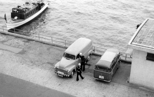 Wan Chai, Glouceste Road, Fenwick pier, U.S. Navy shore patrol
