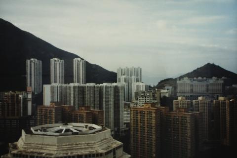 View from Chai Wan Cemetery, 1995