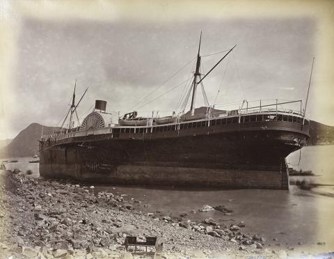 Typhoon of 1874 Alaska Paddle Steamer