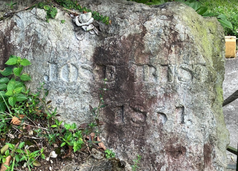 Remnant of Stone Inscription - Victoria Peak Radio Station