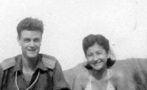 1945 Capt Wilde & Nita Olivier (?)