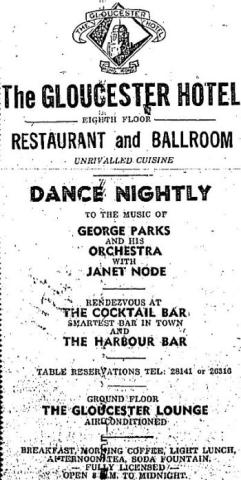 1947 Advertisement - Gloucester Hotel Restaurant & Ballroom