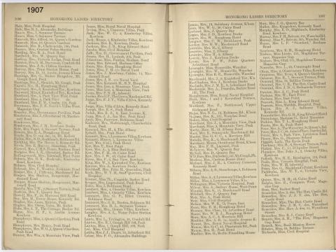 Ladies Directory 1907 - 2 of 3