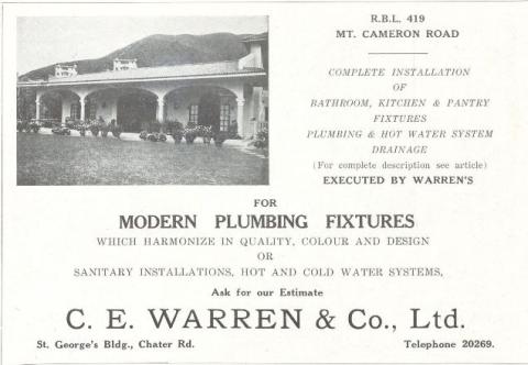 CE Warren & Co Advert 1940