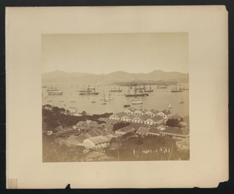 Wanchai and Blue Buildings 1890s