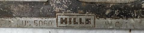 Old license plate, close up