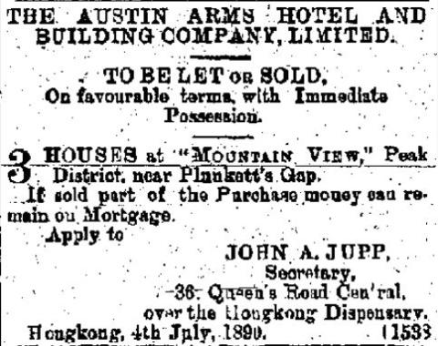1890 "For Sale/To Let" - Mountain View