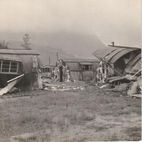 RAF Sek Kong typhoon damage 2 1954 5