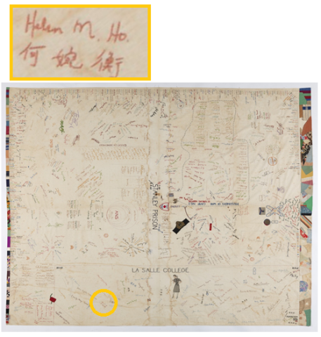 Helen Ho's signature on the Day Joyce Sheet