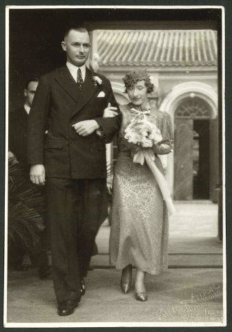 Master William Thompson Rochester’s wedding photos at the Union Church Hong Kong on 19 March 1935 (1)