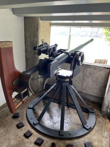 Hotchkiss Gun at Pass Battery