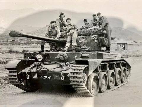“B” Squadron Comet Tank crew-New Territories (Sek Kong) 1958