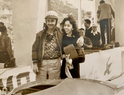 Ron and Dorothy Hardwick at Macau Grand Prix