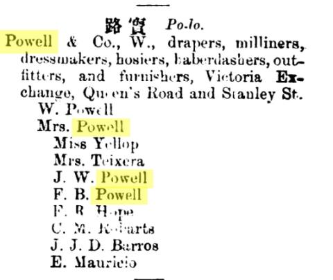 W. Powell & Co. 1889