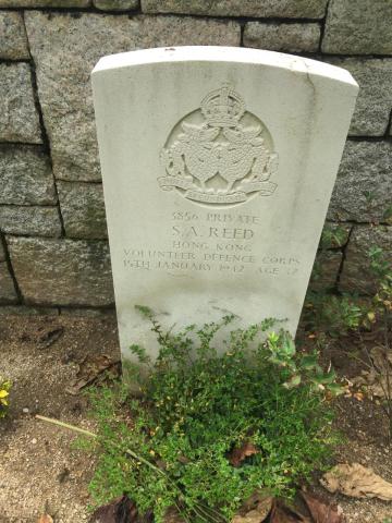 Stephen Reed Gravestone at Stanley Military Cemetery