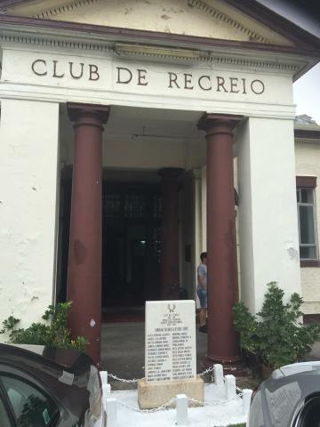 War Memorial at Club de Recreio