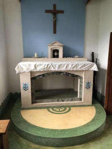 Chapel with altar donated by the Trigg family