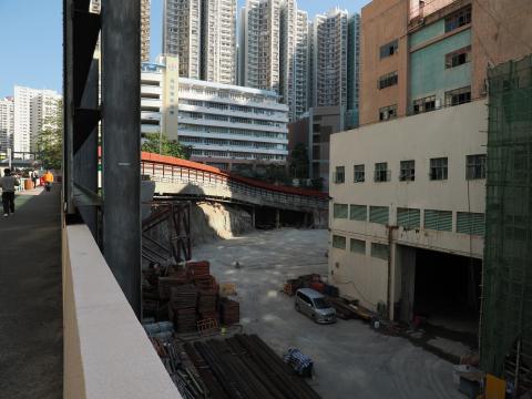 Fire Hydrant inside HKE plant, after highrise demolition