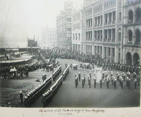 Governor, Sir Frederick Lugard's Departure from Hong Kong 1912 